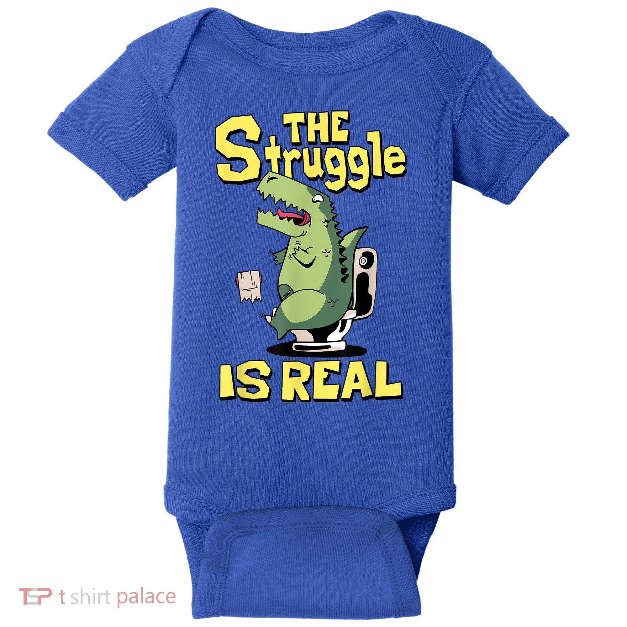 Funny Gift The Struggle Is Real Trex Gift Short Arm T Rex Funny Baby Bodysuit