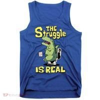 Funny Gift The Struggle Is Real Trex Gift Short Arm T Rex Funny Tank Top thumb 0
