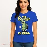 Funny Gift The Struggle Is Real Trex Gift Short Arm T Rex Funny Women's T-Shirt thumb 4