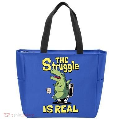 Funny Gift The Struggle Is Real Trex Gift Short Arm T Rex Funny Tote Bag