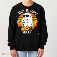 Funny Ghost This Is Some Boo Sheet horror Halloween Costume Women's Sweatshirt thumb 0