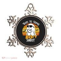 Funny Ghost This Is Some Boo Sheet horror Halloween Costume Ornament thumb 0