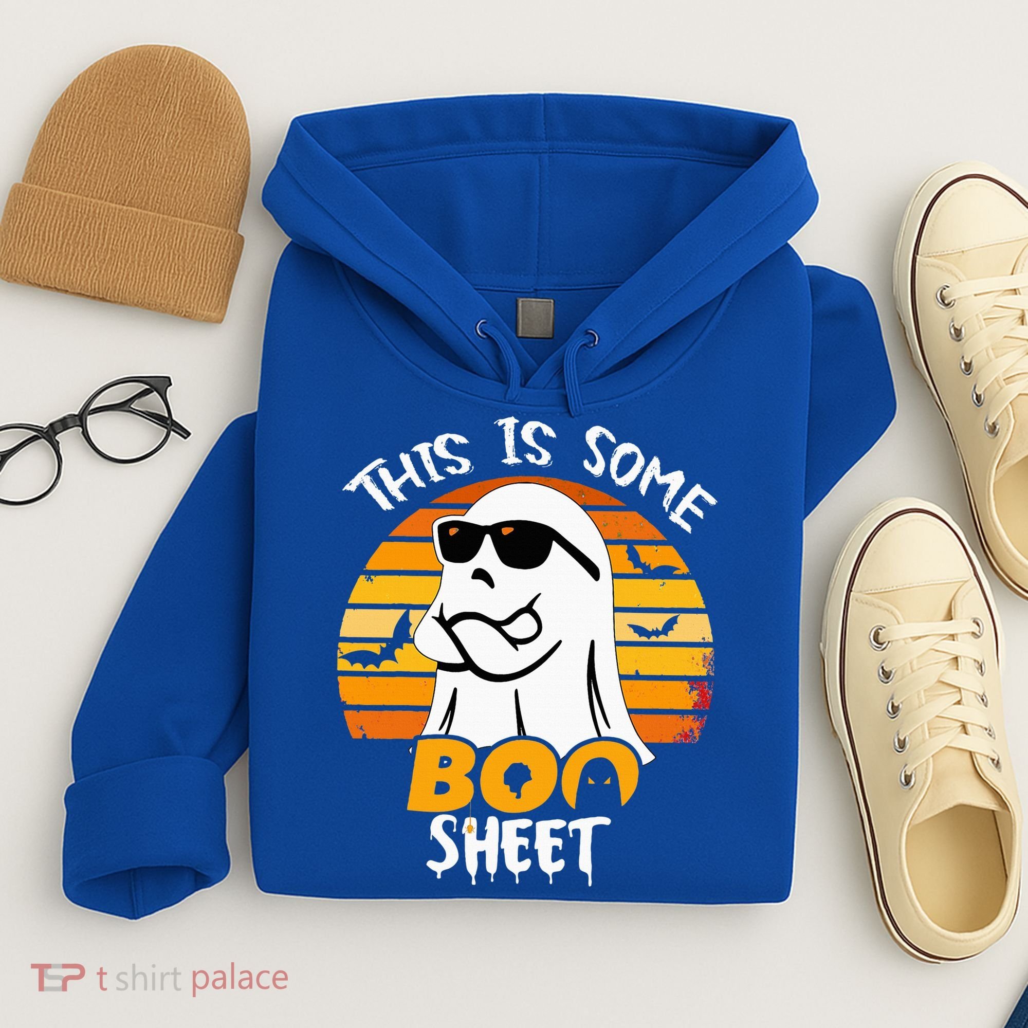Funny Ghost This Is Some Boo Sheet horror Halloween Costume Hoodie