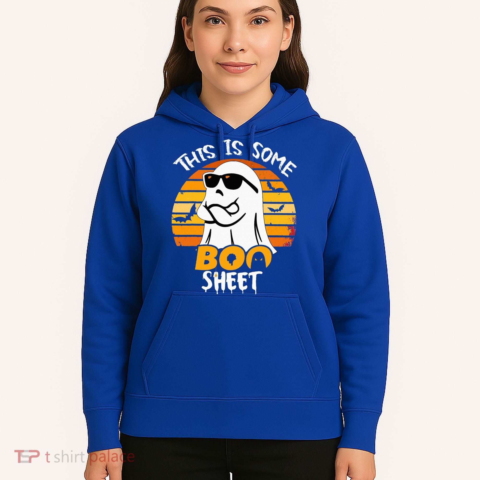 Funny Ghost This Is Some Boo Sheet horror Halloween Costume Hoodie