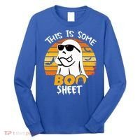 Funny Ghost This Is Some Boo Sheet horror Halloween Costume Long Sleeve Shirt thumb 0