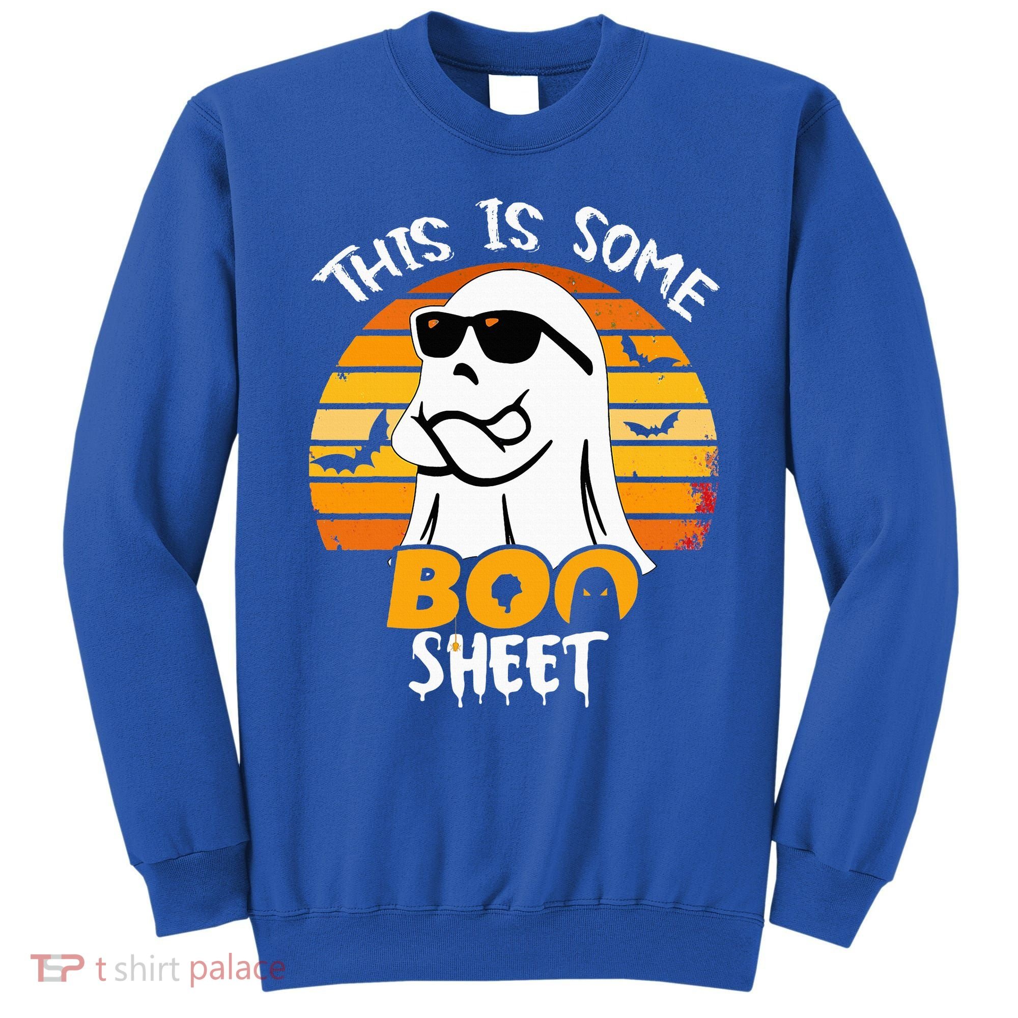 Funny Ghost This Is Some Boo Sheet horror Halloween Costume Sweatshirt