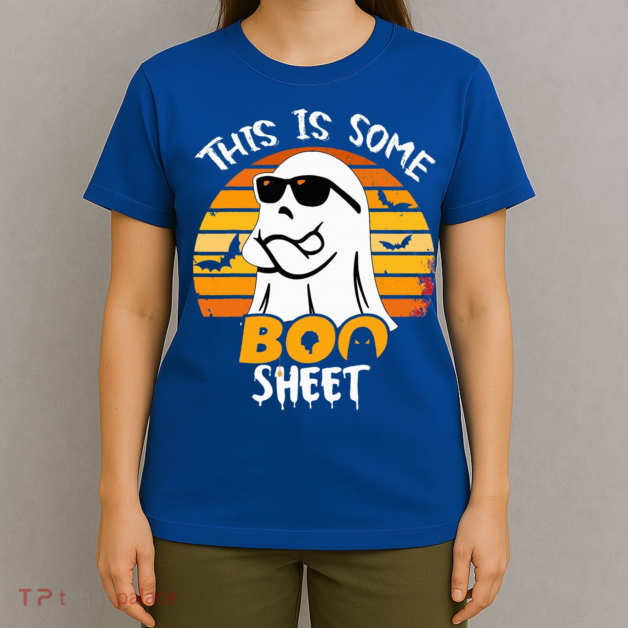 Funny Ghost This Is Some Boo Sheet horror Halloween Costume T-Shirt