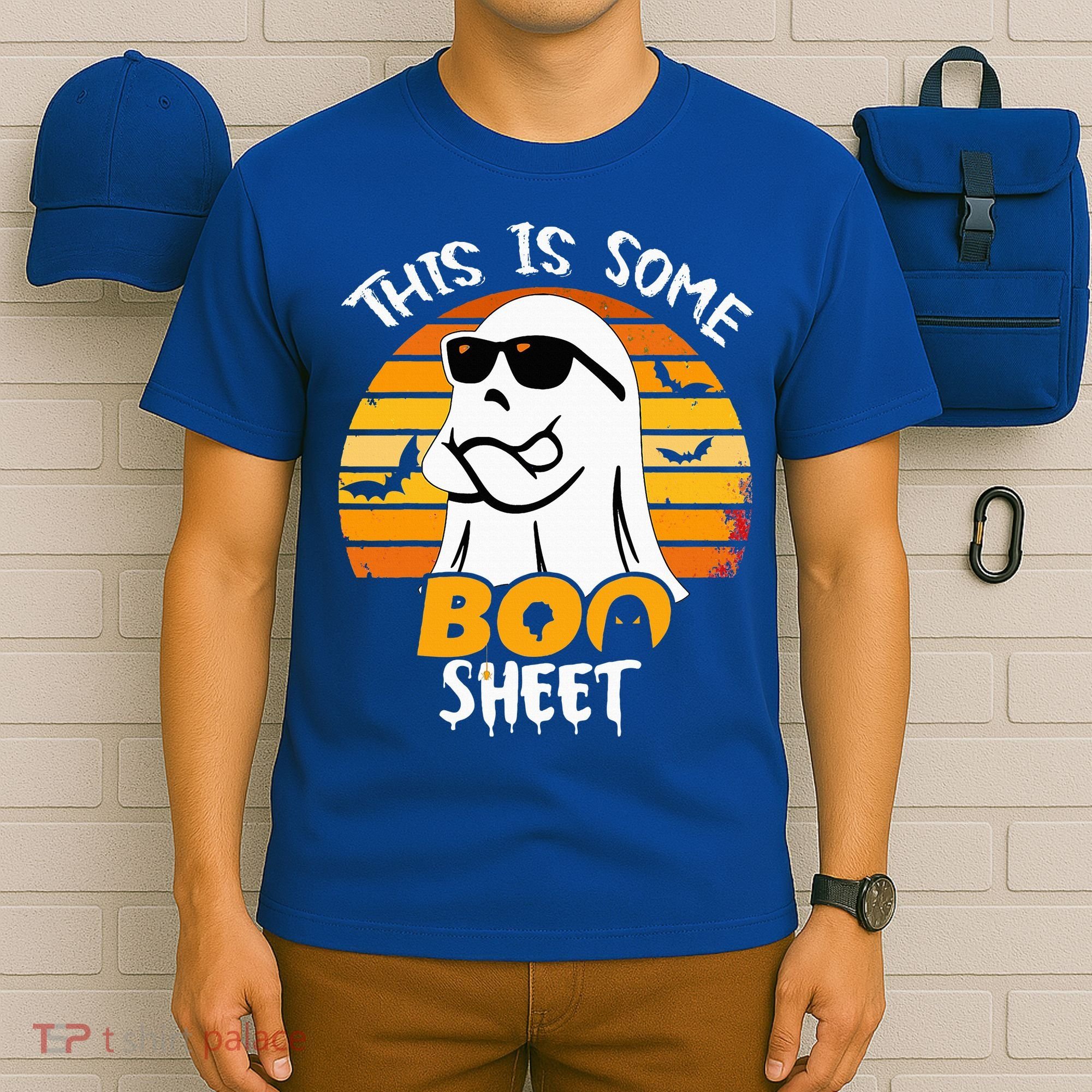 Funny Ghost This Is Some Boo Sheet horror Halloween Costume T-Shirt