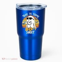 Funny Ghost This Is Some Boo Sheet horror Halloween Costume Tumbler thumb 0