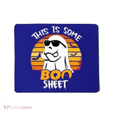 Funny Ghost This Is Some Boo Sheet horror Halloween Costume Mousepad