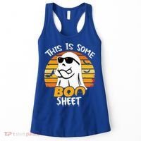 Funny Ghost This Is Some Boo Sheet horror Halloween Costume Women's Tank Top thumb 0