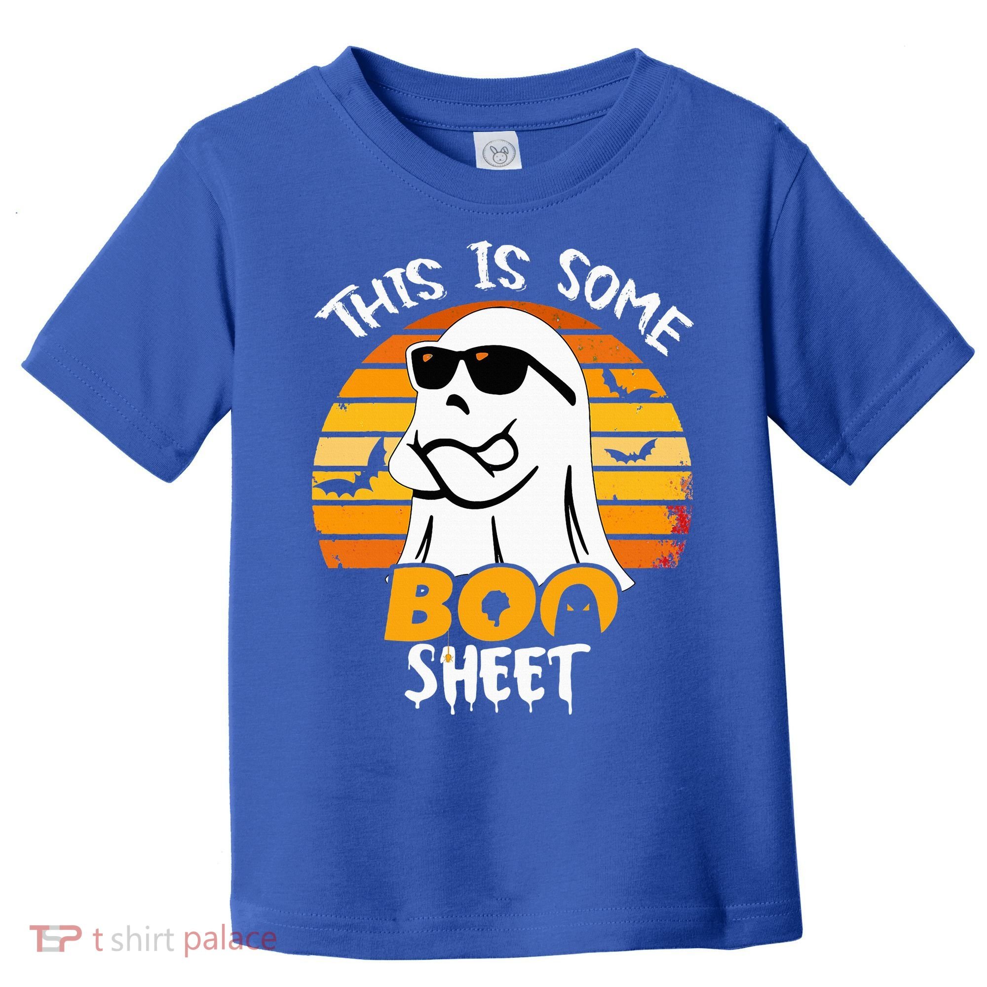 Funny Ghost This Is Some Boo Sheet horror Halloween Costume Toddler T-Shirt