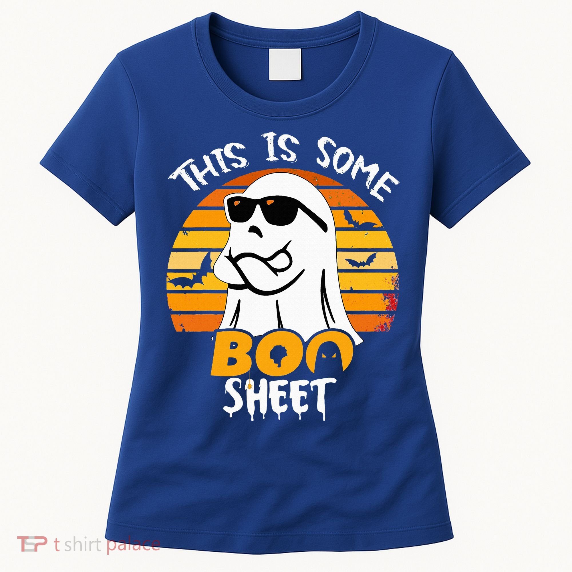 Funny Ghost This Is Some Boo Sheet horror Halloween Costume Women's T-Shirt