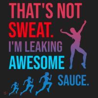 Fitness Gym Thats Not Sweat Im Leaking Awesome Sauce Funny Gift Beanie thumb 2