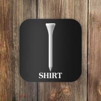Funny Golf Tee Golf Lover Coaster thumb 0