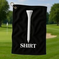 Funny Golf Tee Golf Lover Golf Towel thumb 1