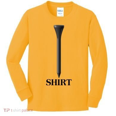 Funny Golf Tee Golf Lover Kids Long Sleeve Shirt