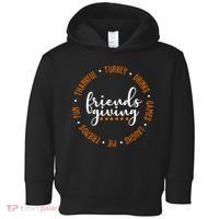 Friends Giving Thanksgiving Festive Holiday Gift Toddler Hoodie thumb 0