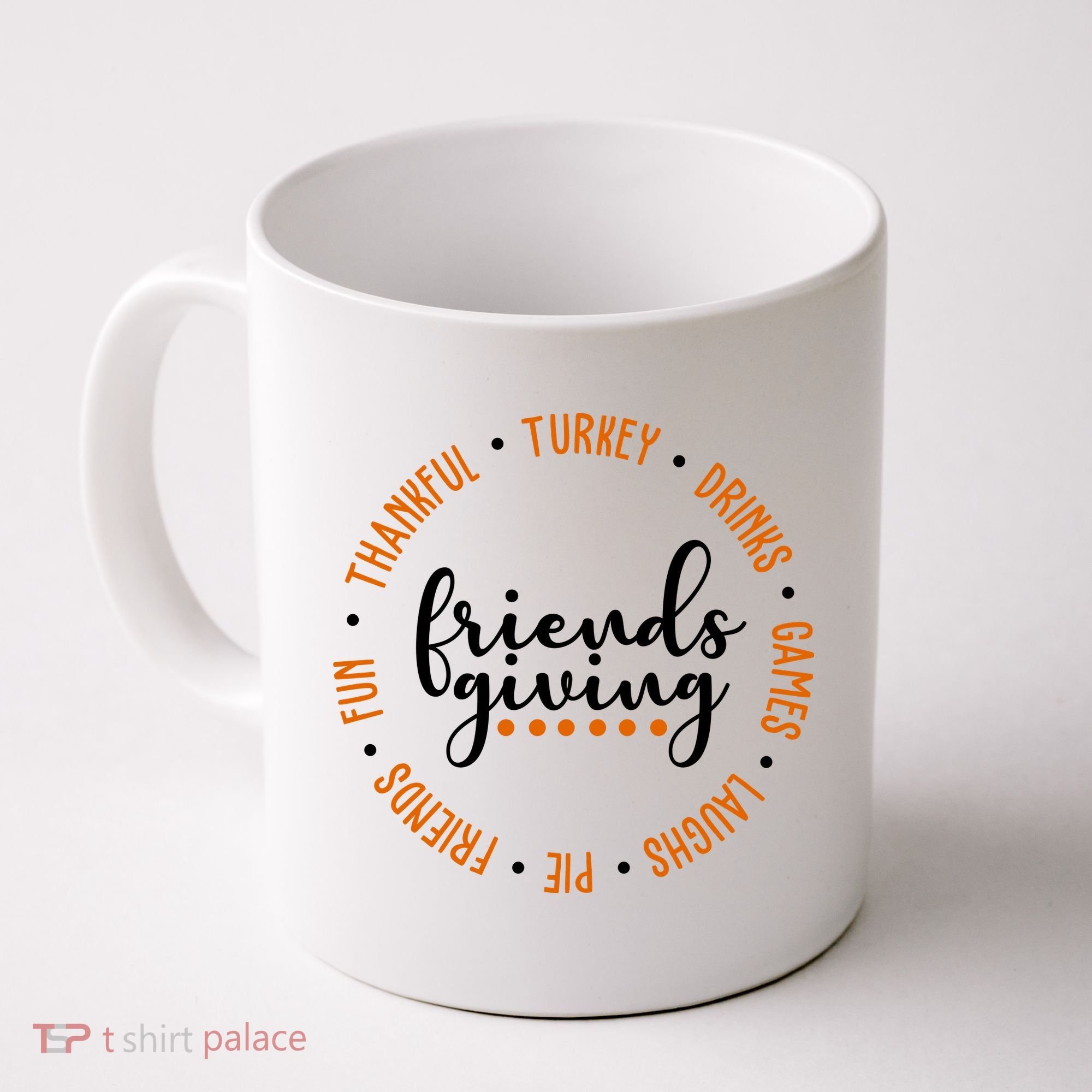 Friends Giving Thanksgiving Festive Holiday Gift Coffee Mug