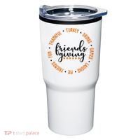 Friends Giving Thanksgiving Festive Holiday Gift Tumbler thumb 0