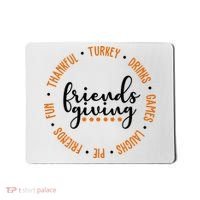 Friends Giving Thanksgiving Festive Holiday Gift Mousepad thumb 0