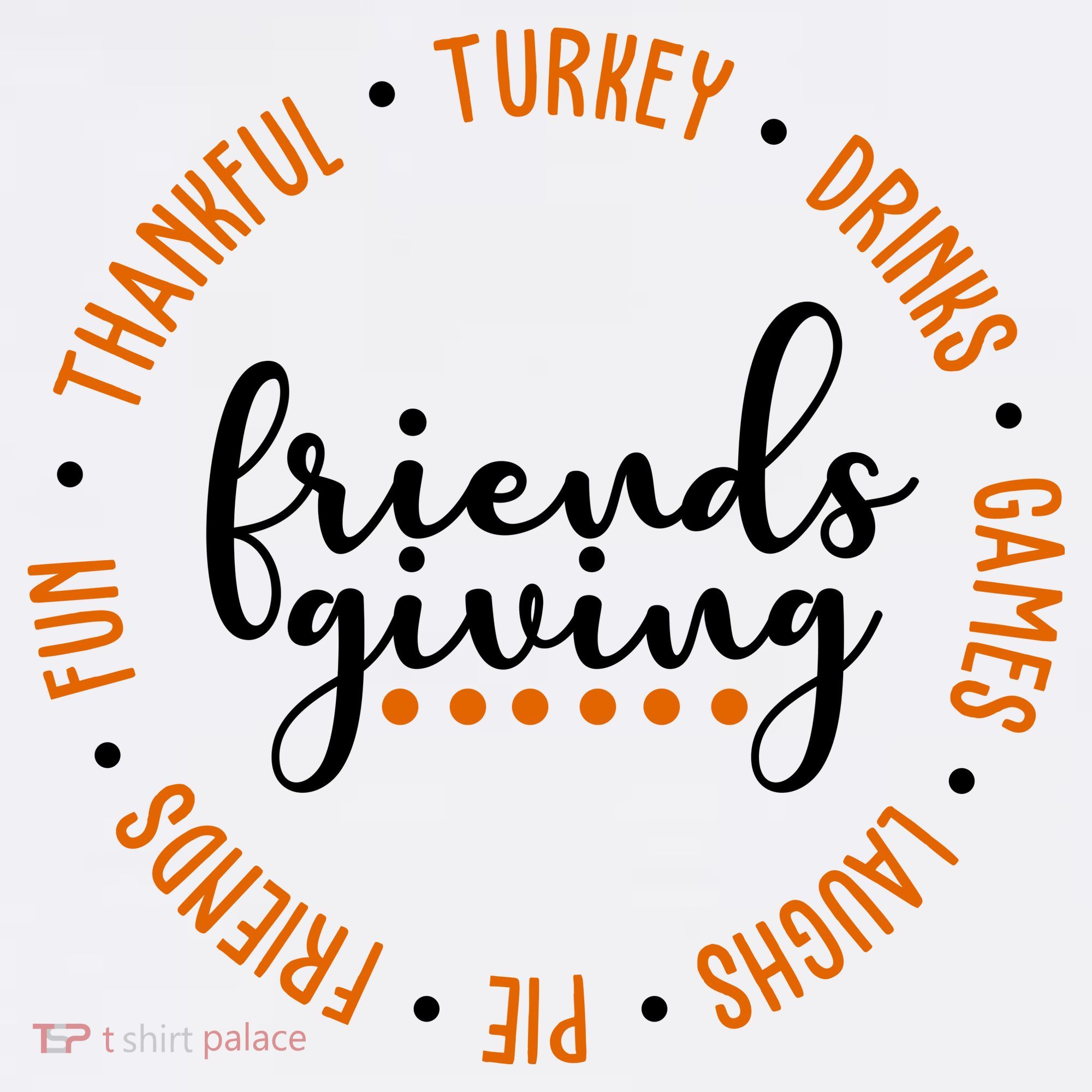 Friends Giving Thanksgiving Festive Holiday Gift Kids Sweatshirt