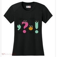 Funny Grammar Teacher Wait What Stop It I Agree Funny Women's Cooling Performance Crew T-Shirt thumb 0