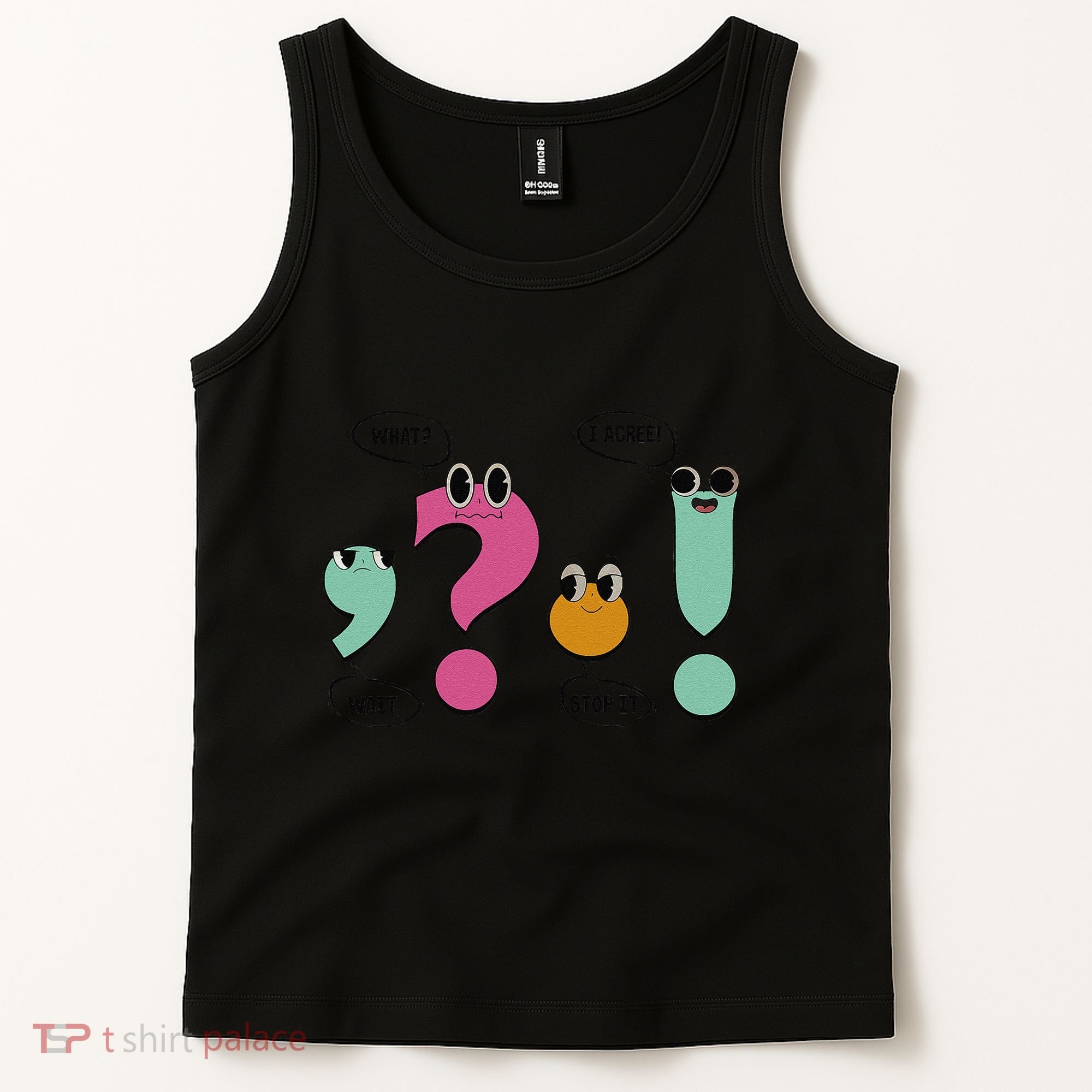 Funny Grammar Teacher Wait What Stop It I Agree Funny Tank Top