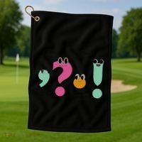 Funny Grammar Teacher Wait What Stop It I Agree Funny Golf Towel thumb 1