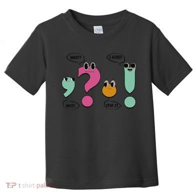 Funny Grammar Teacher Wait What Stop It I Agree Funny Toddler T-Shirt