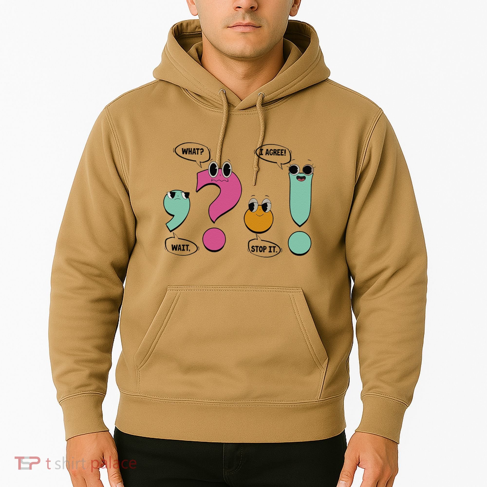 Funny Grammar Teacher Wait What Stop It I Agree Funny Hoodie