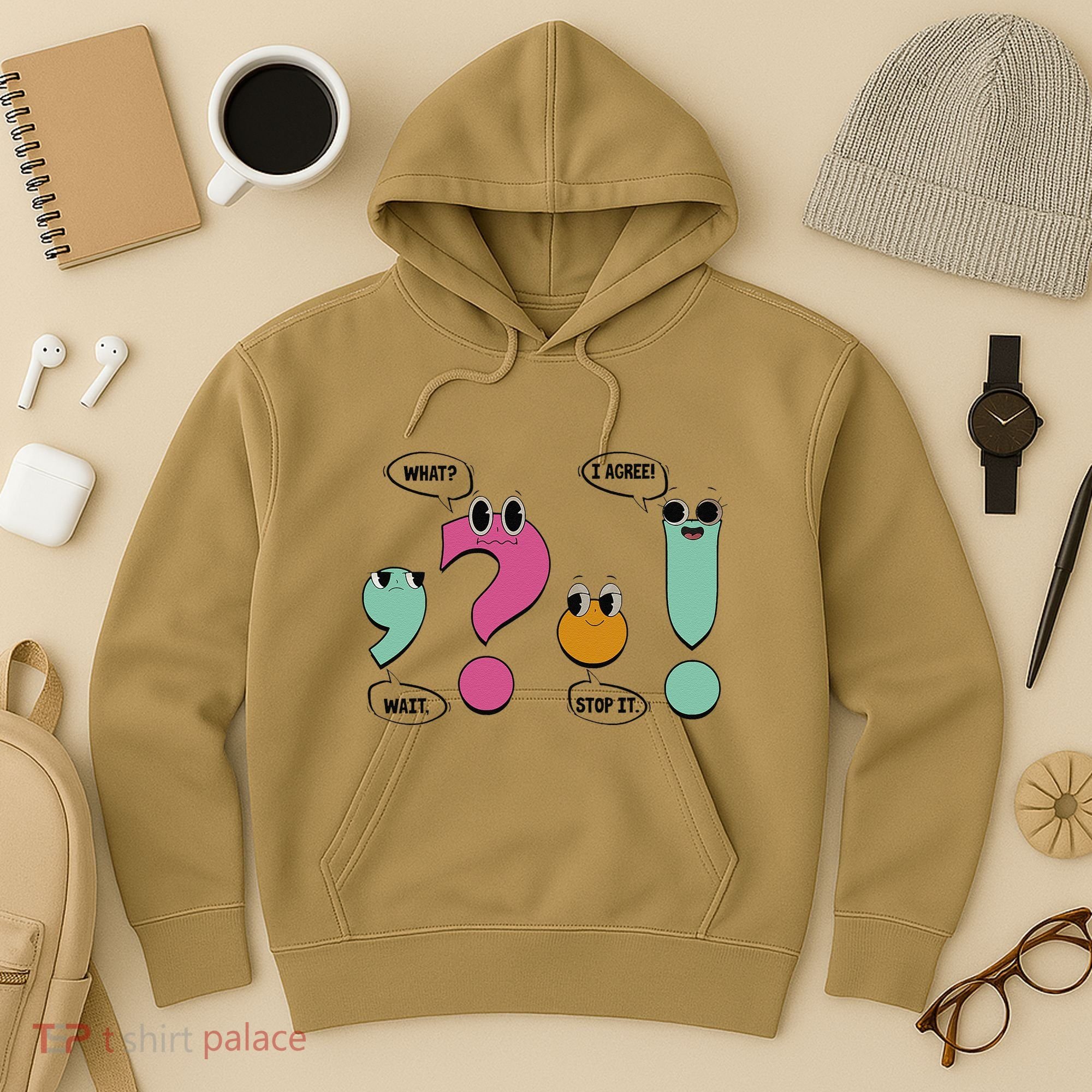 Funny Grammar Teacher Wait What Stop It I Agree Funny Hoodie