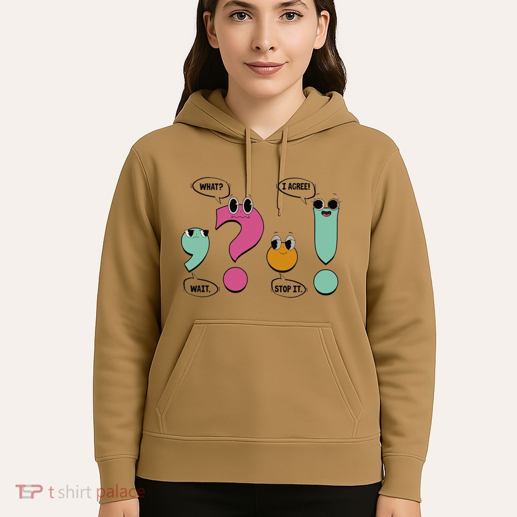 Funny Grammar Teacher Wait What Stop It I Agree Funny Hoodie