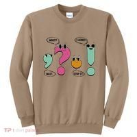 Funny Grammar Teacher Wait What Stop It I Agree Funny Sweatshirt thumb 0