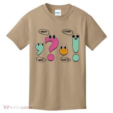 Funny Grammar Teacher Wait What Stop It I Agree Funny Kids T-Shirt