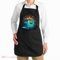 Funny Groovy This Little Lightof Mine Lil Dumpster Fire Apron thumb 2