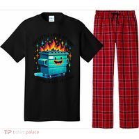 Funny Groovy This Little Lightof Mine Lil Dumpster Fire Pajama Set thumb 0