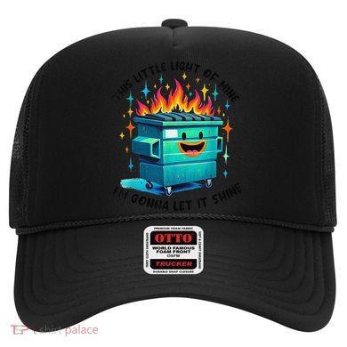 Funny Groovy This Little Lightof Mine Lil Dumpster Fire Hat