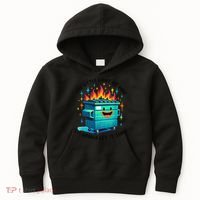 Funny Groovy This Little Lightof Mine Lil Dumpster Fire Kids Hoodie thumb 0