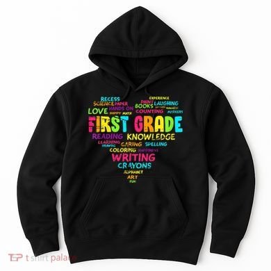 First Grade Team Teacher Student 1st Grade Back To School Hoodie