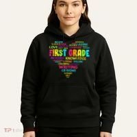 First Grade Team Teacher Student 1st Grade Back To School Hoodie thumb 5