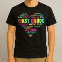 First Grade Team Teacher Student 1st Grade Back To School T-Shirt thumb 3
