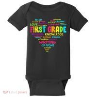 First Grade Team Teacher Student 1st Grade Back To School Baby Bodysuit thumb 0