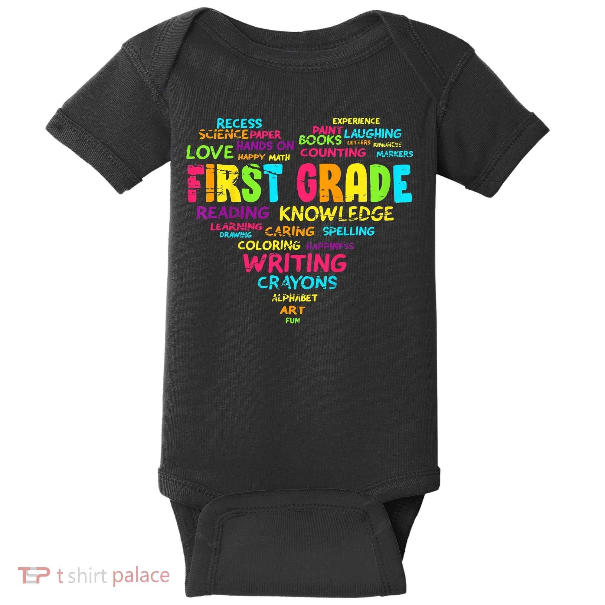 First Grade Team Teacher Student 1st Grade Back To School Baby Bodysuit