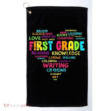 First Grade Team Teacher Student 1st Grade Back To School Golf Towel
