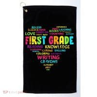 First Grade Team Teacher Student 1st Grade Back To School Golf Towel thumb 0