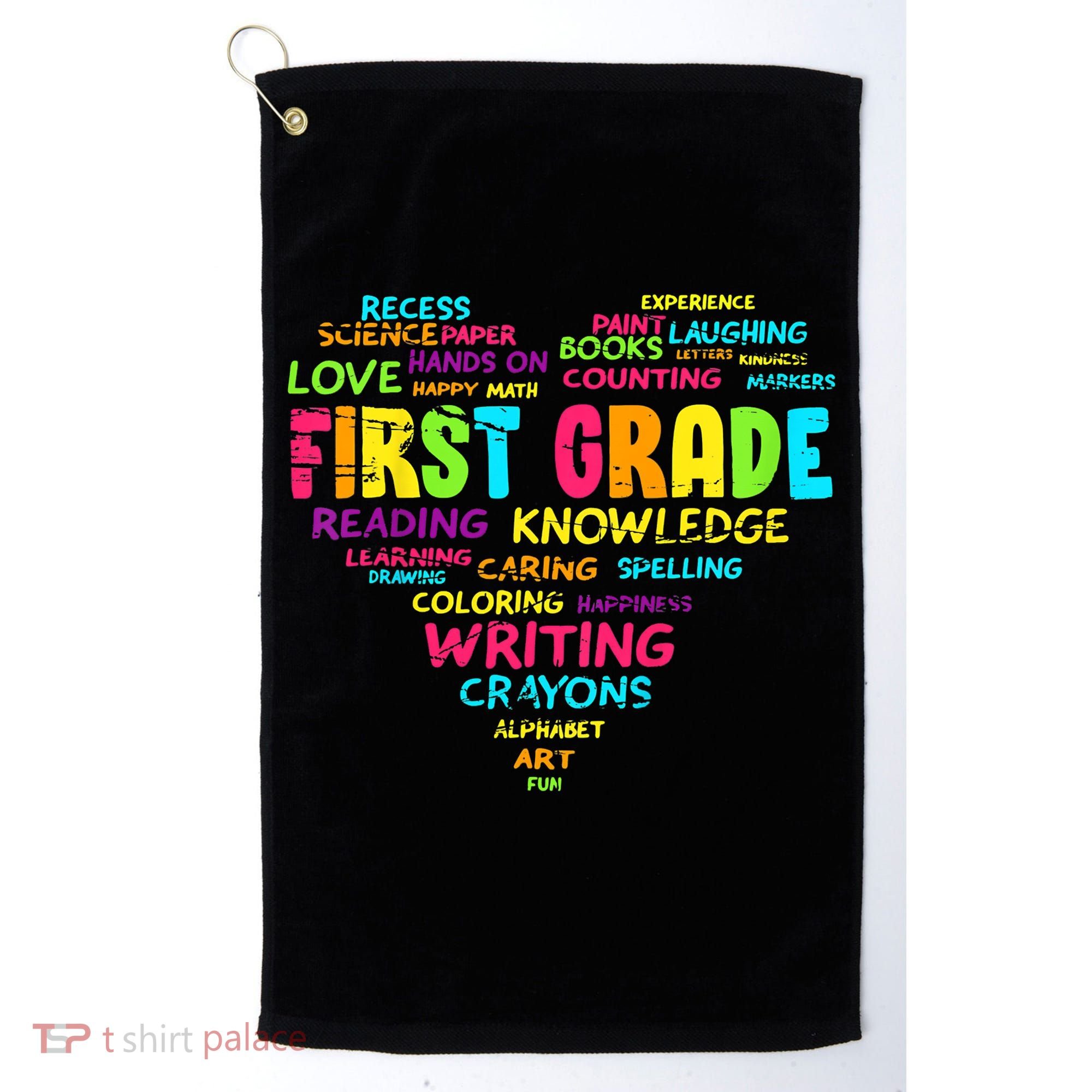 First Grade Team Teacher Student 1st Grade Back To School Golf Towel