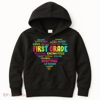 First Grade Team Teacher Student 1st Grade Back To School Kids Hoodie thumb 0