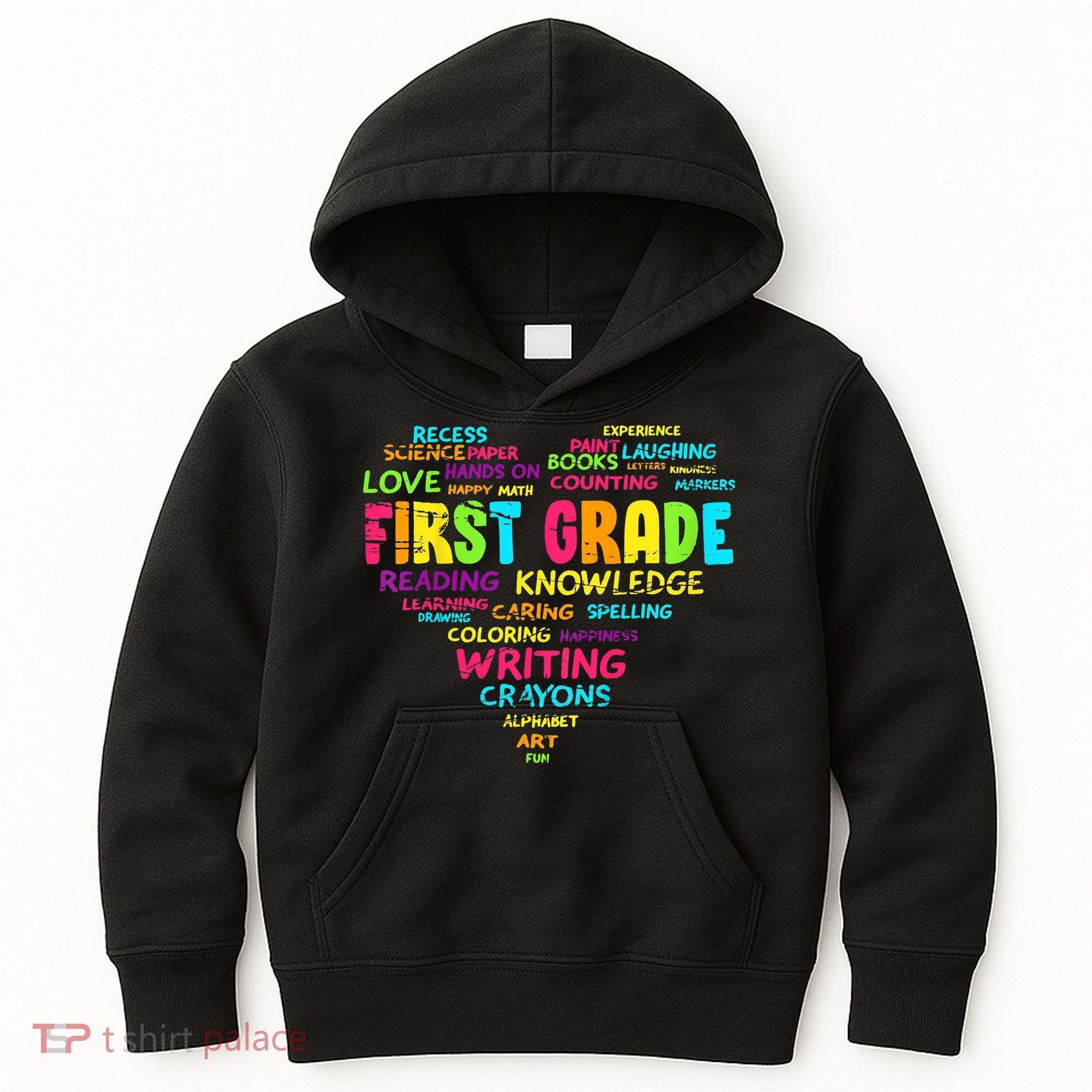 First Grade Team Teacher Student 1st Grade Back To School Kids Hoodie