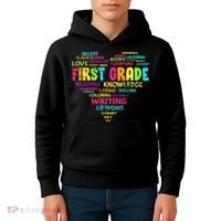 First Grade Team Teacher Student 1st Grade Back To School Kids Hoodie thumb 4